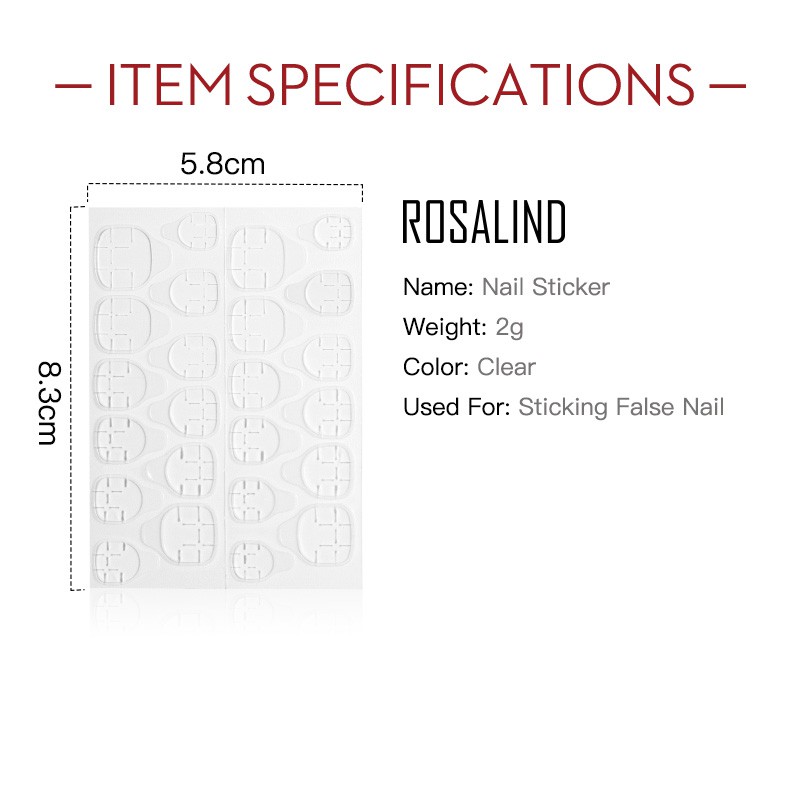 Nhãn Dán Siêu Mỏng Rosalind Dùng Trang Trí Móng Tay