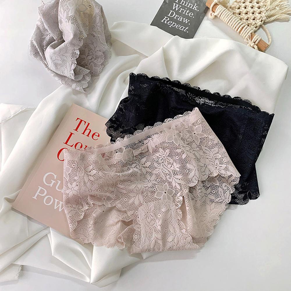 SOMEDAYZL Quần Lót Ren Hoa Trong Suốt Thiết Kế Quyến Rũ Cho Phái Nữ
