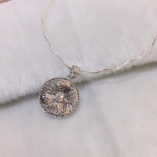 Kiềng bạc mạ vàng