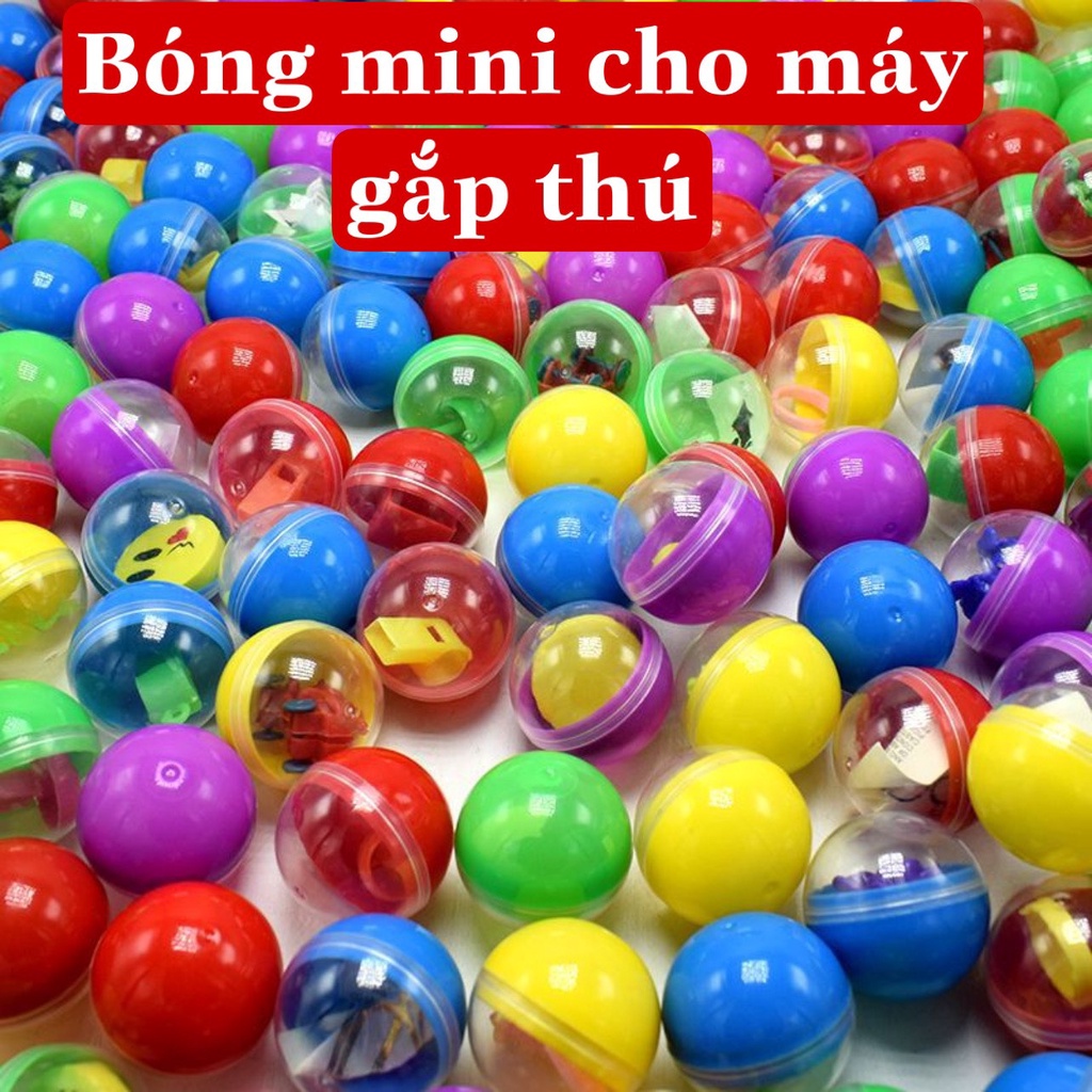 10 quả bóng cho máy gắp thú mini, phụ kiện máy gắp thú mini siêu rẻ 3.2 - 4.5 cm