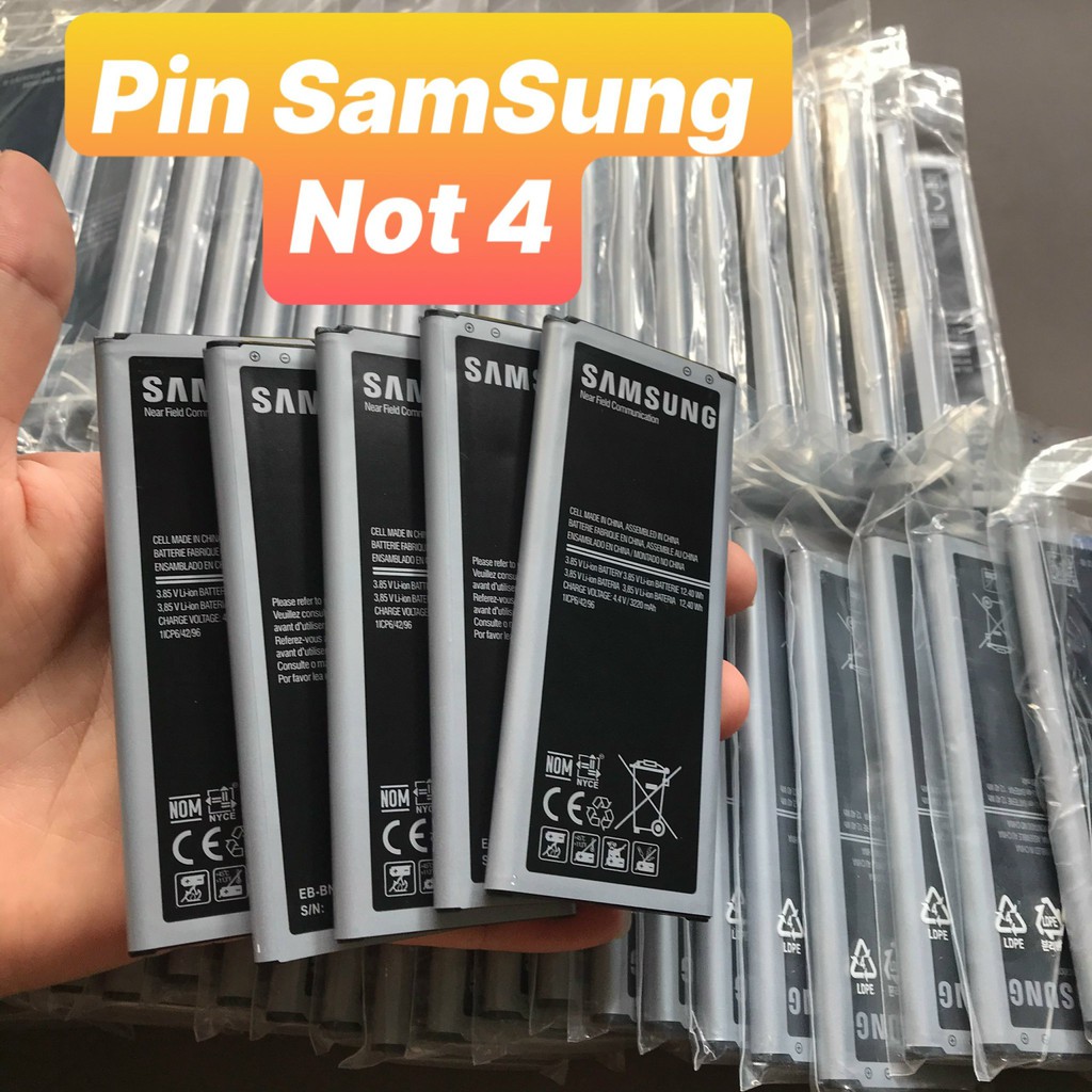 Pin SAMSUNG Note 4_1sim (N910BBE) dung lượng 3220mAh, Hàng SAMSUNG Việt Nam