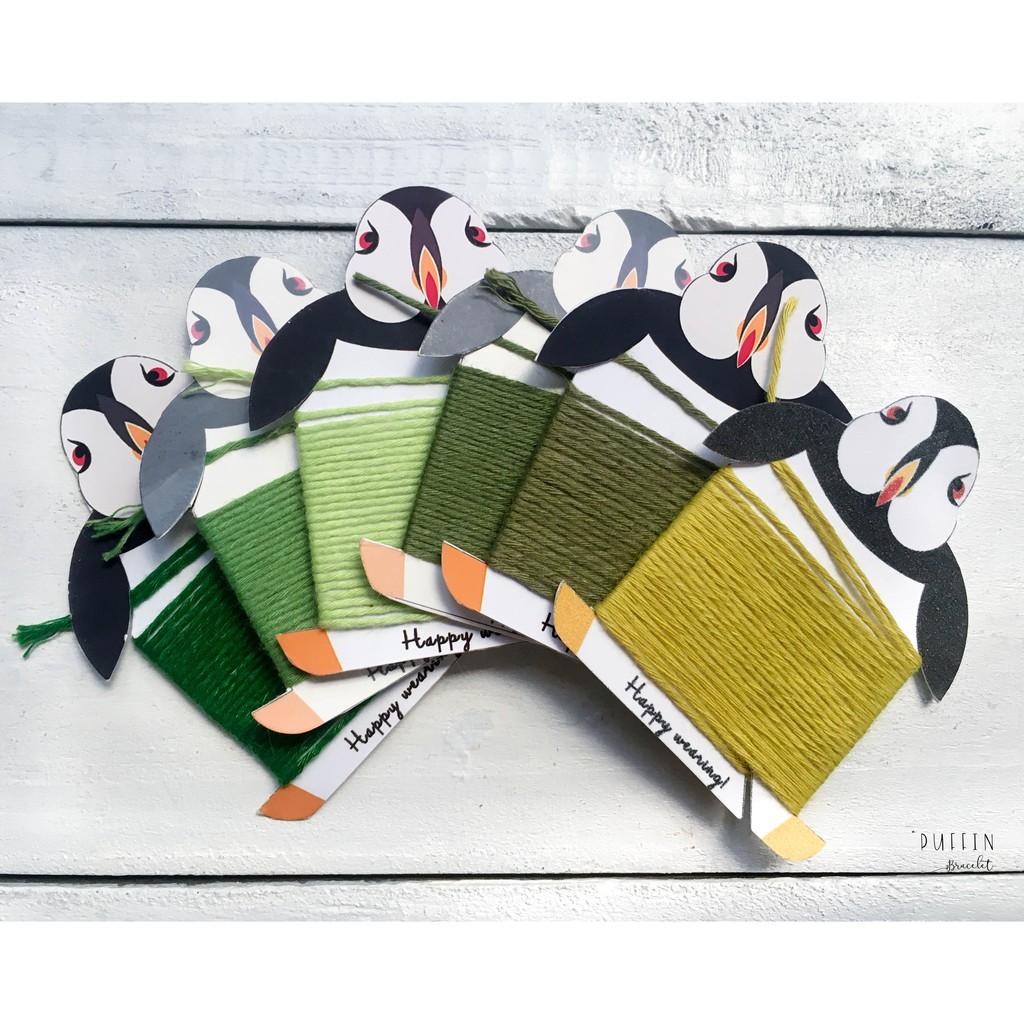 Combo dây tết vòng theo pallet màu - Color pallet 7