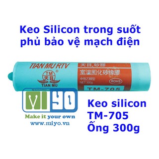 Keo Silicon trong suốt, phủ bảo vệ mạch điện