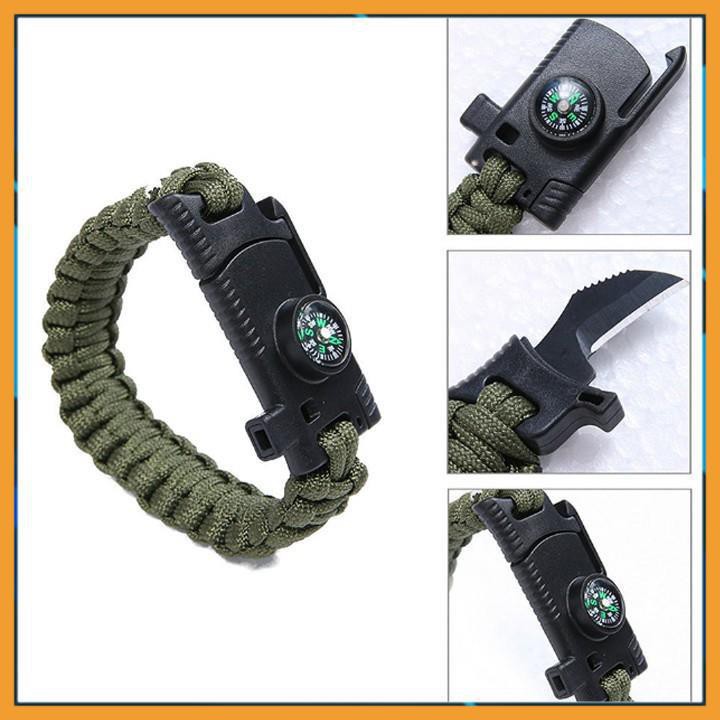 [FreeShip – hàng Auth] Vòng Tay Sinh Tồn paracord - Vòng Tay Sinh Tồn Đi Phượt