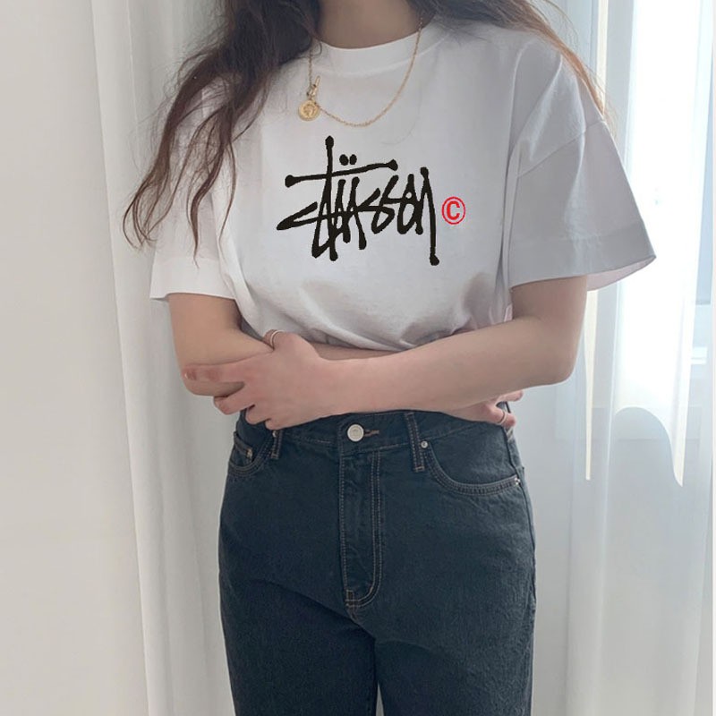 Áo thun nữ tay lỡ in chữ kiểu phông chất Cotton oversize form rộng cao cấp siêu dễ thương cực đẹp Giá Rẻ A03 | BigBuy360 - bigbuy360.vn