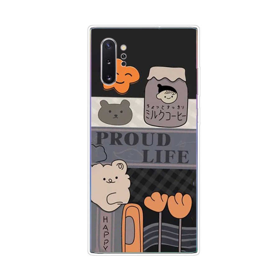 Ốp Điện Thoại TPU Dẻo In Họa Tiết Độc Đáo Thời Trang Cho Samsung Galaxy note 9 10 plus