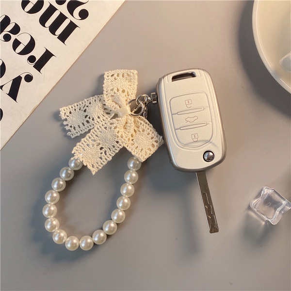 【Hàng Có Sẵn】Vỏ Chìa Khóa Xe Hơi mini Wuling Hongguang mini Màu macaron Có Khóa Nơ Dễ Thương Cho Nữ