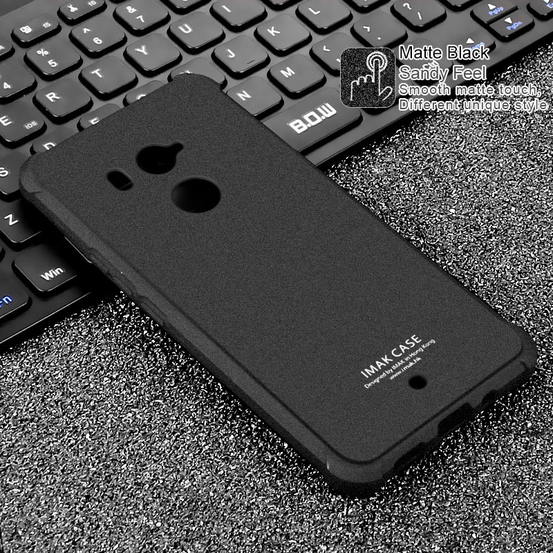 Ốp điện thoại bằng TPU silicon mềm chống sốc bề mặt nhám cho HTC U11 Plus