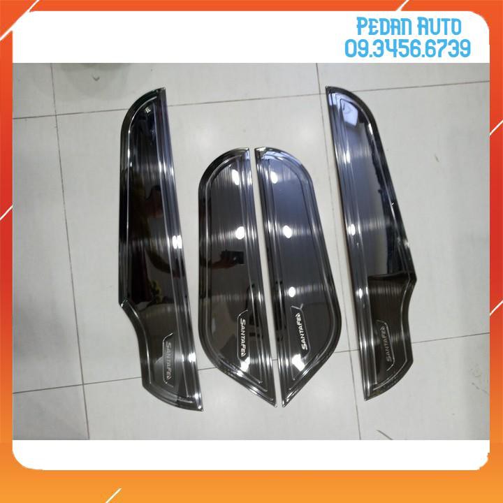 Ốp tabli cánh cửa Santafe 2019 2020 2021 mẫu titan bộ 4 chi tiết