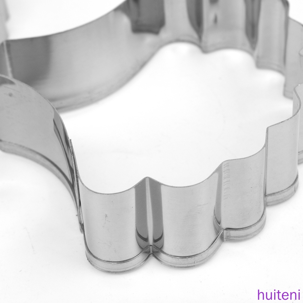 Set 3 khuôn cắt bánh hình cánh hoa cẩm chướng bằng thép không gỉ