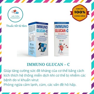 IMMUNO GLUCAN C - Tăng cường đề kháng cho bé