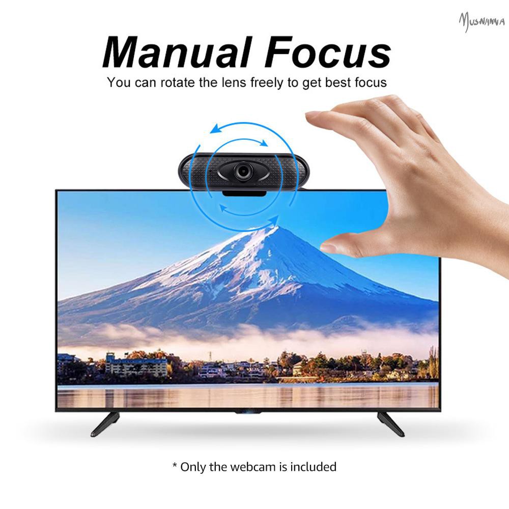 Webcam 1080p Tích Hợp Micro Tiện Dụng Cho Các Hoạt Động Trực Tuyến | BigBuy360 - bigbuy360.vn