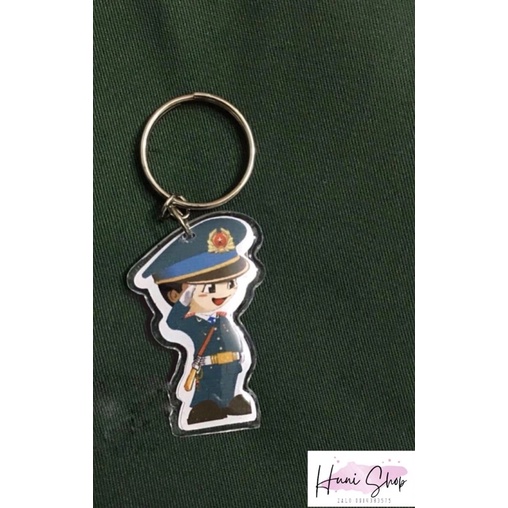 💥MÓC KHÓA CHIBI quân nhân- c/a- bác sĩ dễ thương