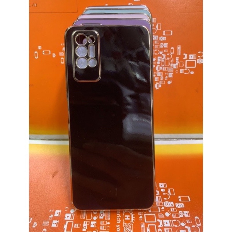 Ốp lưng Tecno Pova 2 / Pova2 dẻo viền xi lưng màu cụm viền xi bảo vệ cam