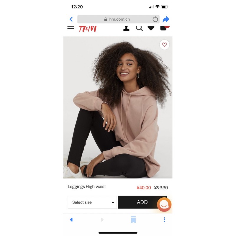 QUẦN LEGGING NỮ HM AUTH SĂN SALE