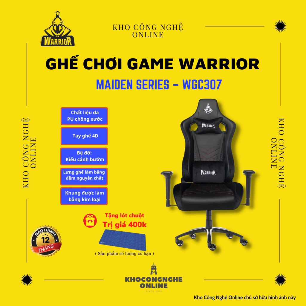 Ghế chơi game Warrior – Maiden Series – WGC307