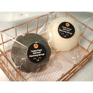 Bông rửa mặt Little Witch Konjac Facial Soft Puff Cleansing Sponge