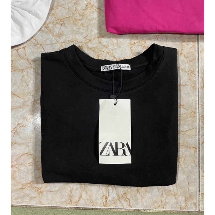 Áo Zara Xuất Xịn Nhún Eo Tôn Dáng Trắng Size S M L