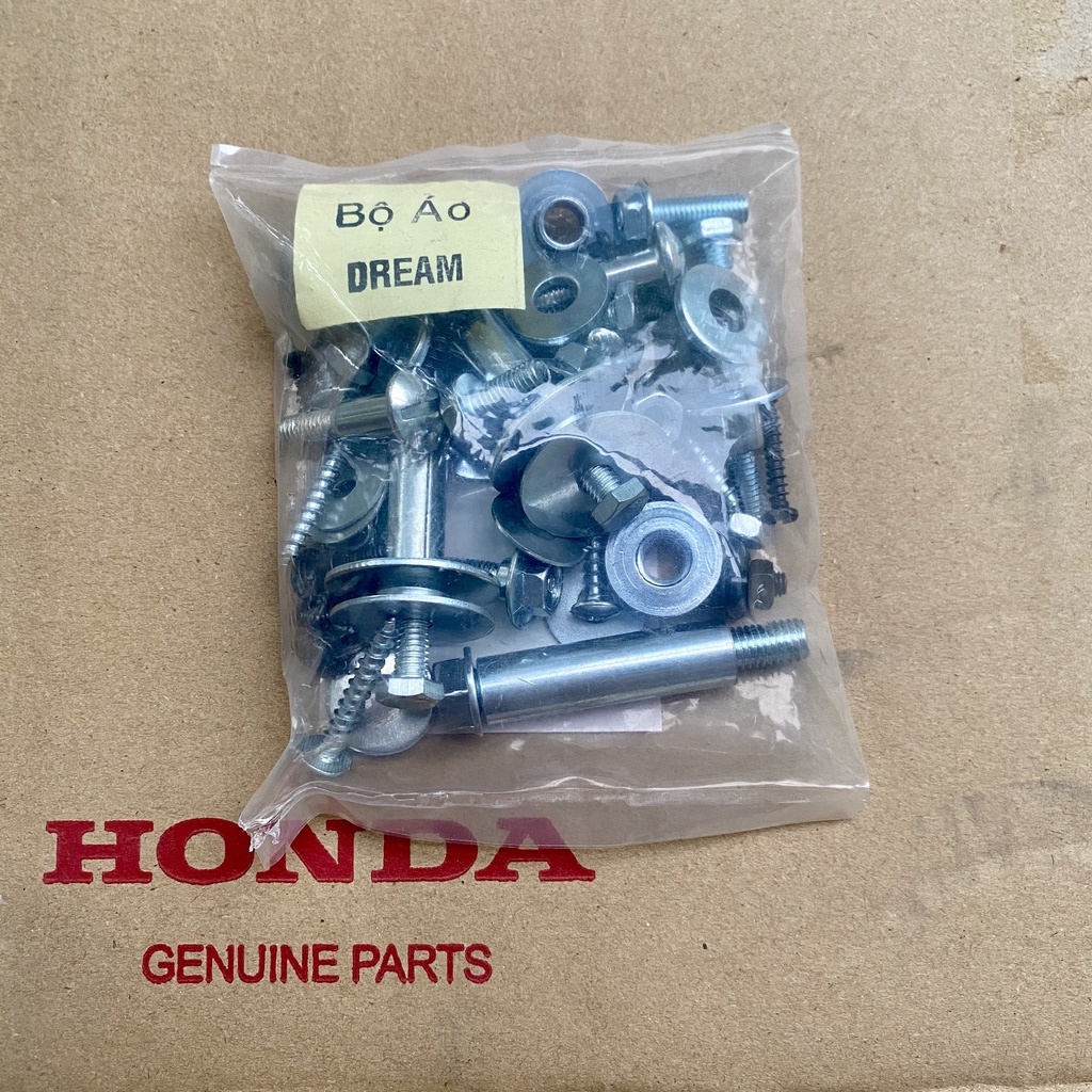 Bộ ốc dàn áo xe Dream - Wave - Ốc vít gắn bộ nhựa áo cho dream và các dòng xe honda