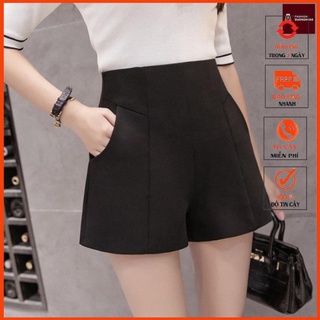 Quần short nữ cạp cao cao cấp khóa giọt lệ qsc022