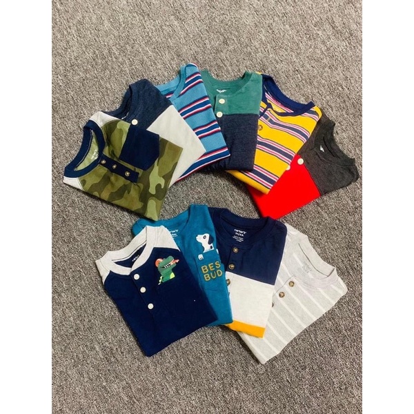 ÁO TAY DÀI CHO BÉ TRAI👦🏻 size 12m-14t