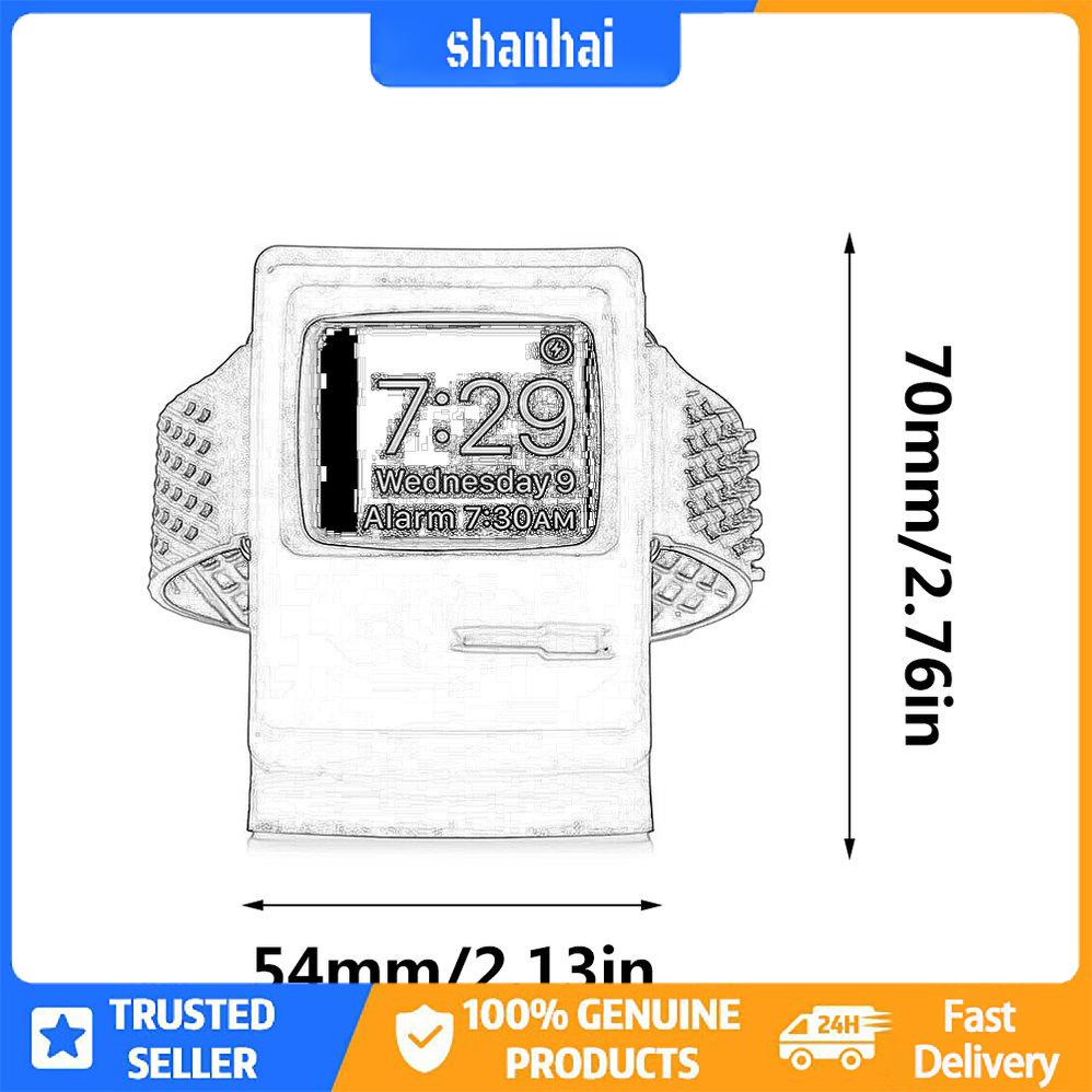 Đế Sạc Bằng Silicone Phong Cách Retro Cho Apple Watch