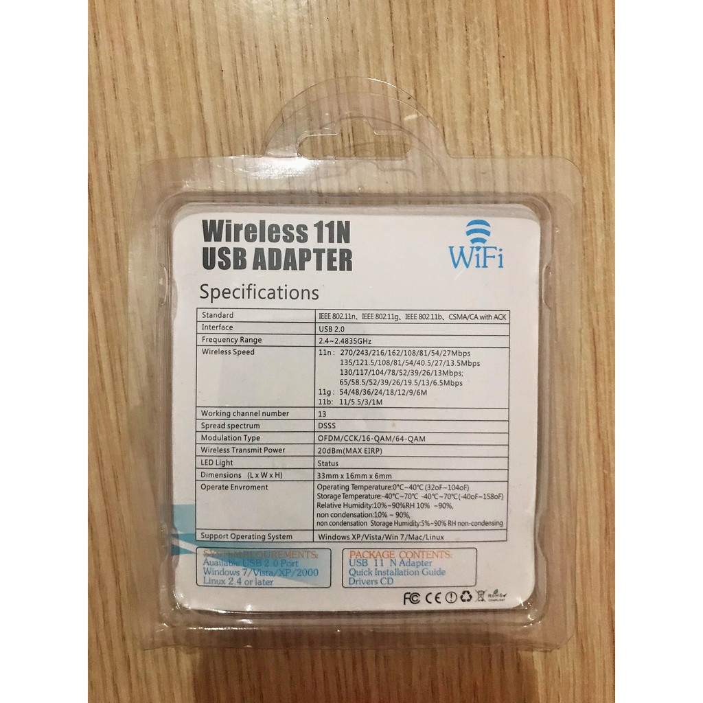 USB thu sóng Wifi - USB 2.0 Wireless 802.11n | BigBuy360 - bigbuy360.vn