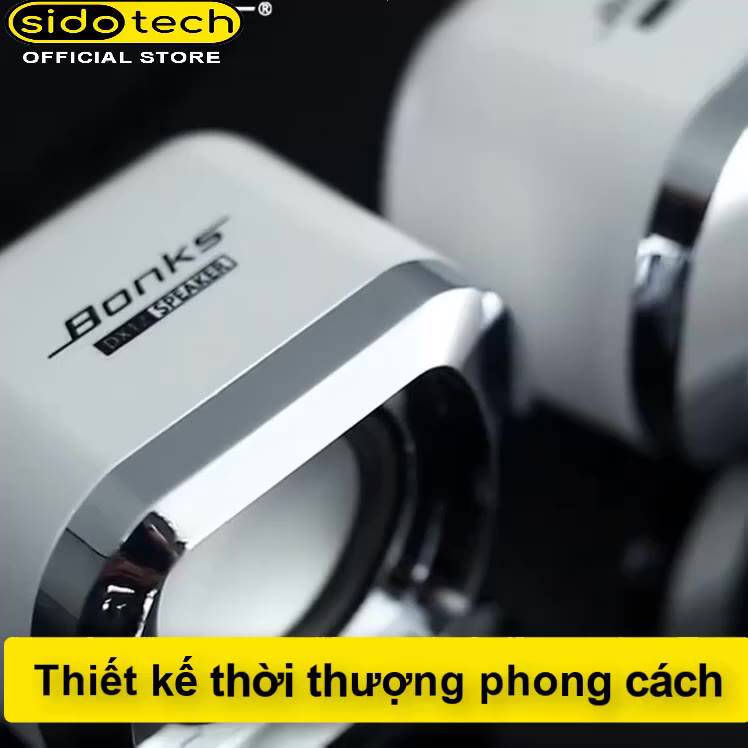 Loa máy tính có dây để bàn SIDOTECH XD12 mini âm thanh nổi 3 dải âm bass mid treble sống động chất liệu ABS – Chính hãng | BigBuy360 - bigbuy360.vn