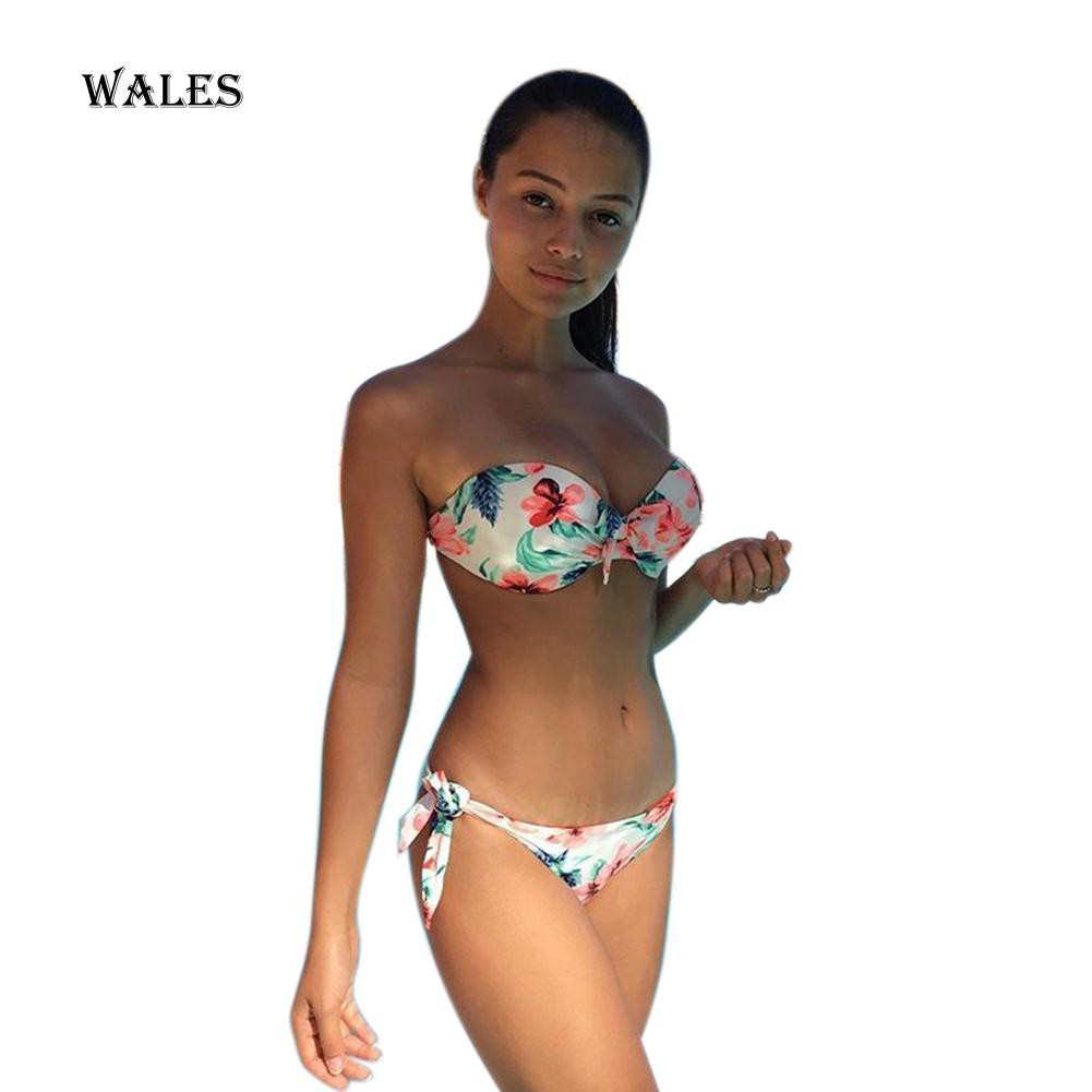 Bộ đồ bơi bikini họa tiết in hoa thời trang phong cách quyến rũ thời trang cho nữ | BigBuy360 - bigbuy360.vn