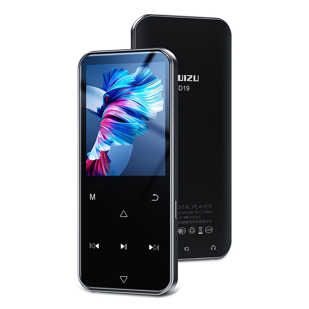 Máy Nghe Nhạc MP3 Màn Hình Cảm Ứng Bluetooth Ruizu D19 Bộ Nhớ Trong 16GB - Hàng Chính Hãng