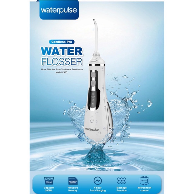 [Chính Hãng] Máy tăm nước V500 waterpulse chính hãng