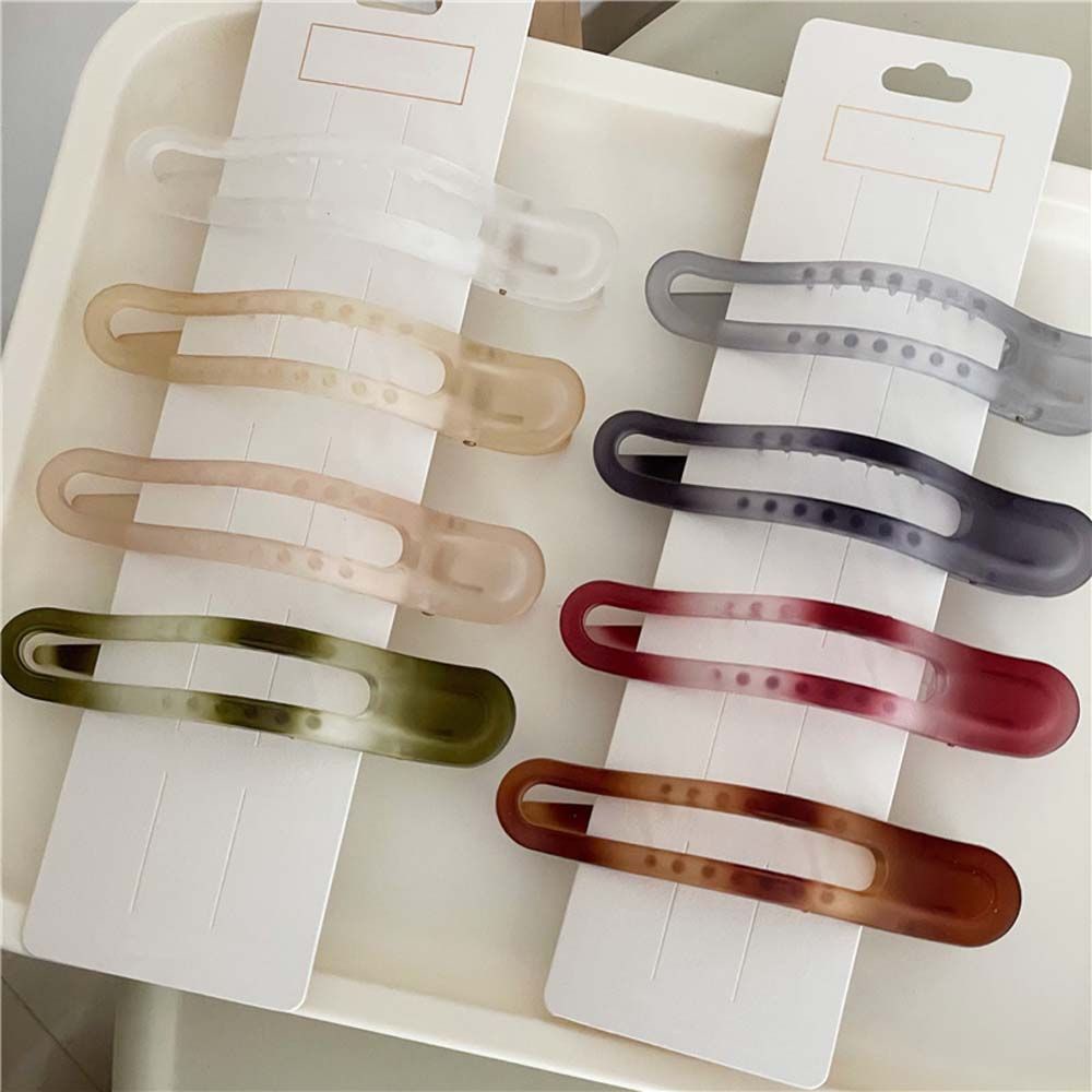 Kẹp Tóc Mỏ Vịt Bằng Acrylic Nhiều Màu Sắc Phong Cách Hàn Quốc Cổ Điển Cho Nữ