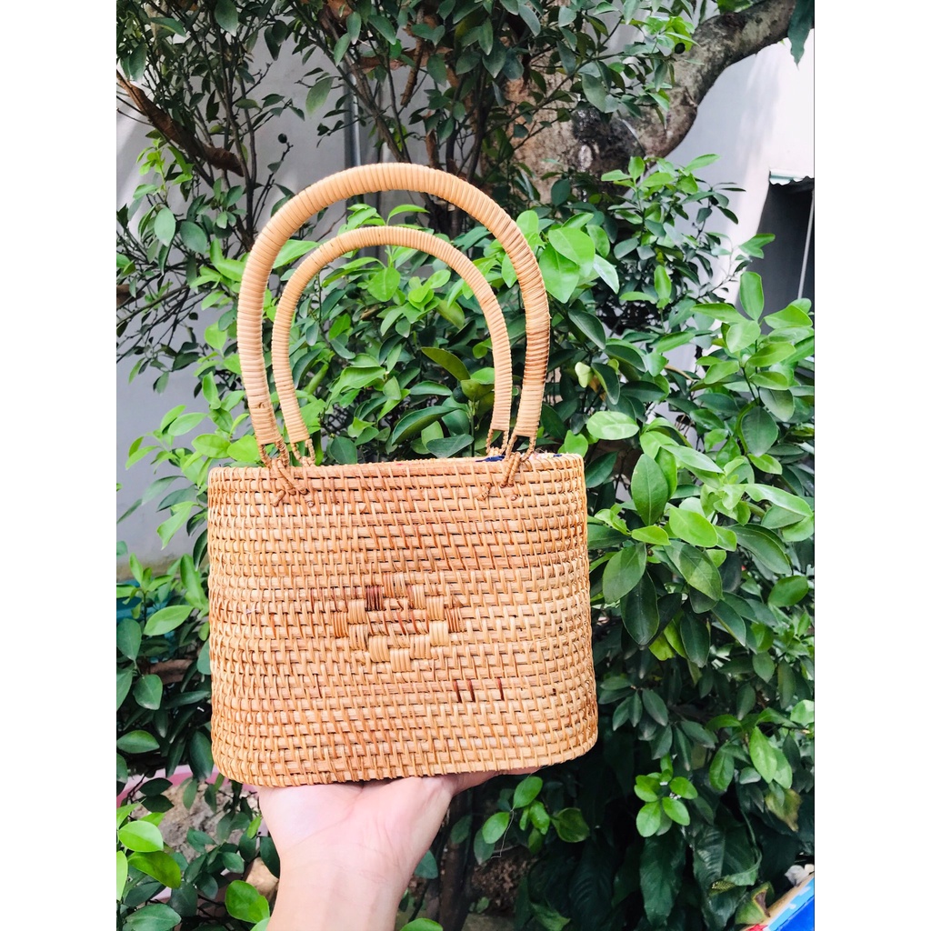 Túi Mây Tre Đan , Túi Xách Handmade