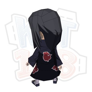 Mô hình giấy Anime Game Chibi Itachi Uchiha - Naruto