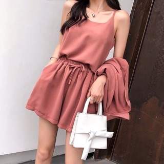 💋SET 3 MÓN😍BLAZER+ QUẦN+ÁO DÂY!!!