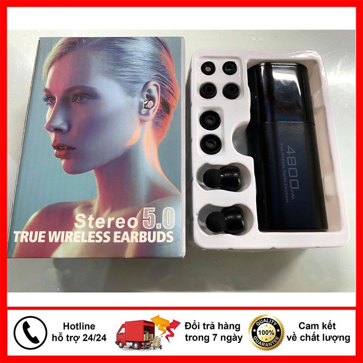 🔥Bảo Hành 6 Tháng🔥Tai nghe Bluetooth TWS S11 | Bluetooth 5.0 | Chống nước kiêm sạc dự phòng 4800mAh | BigBuy360 - bigbuy360.vn