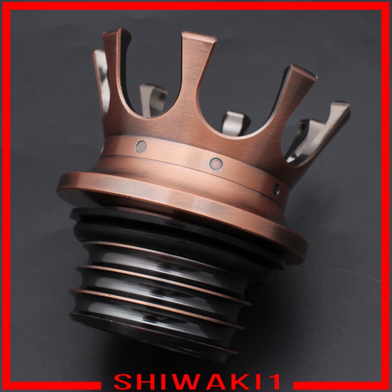 Nắp Bình Xăng Màu Đen Hình Vương Miện Cho Xe Mô Tô Harley Sportster 883 Custom XL883C Shiwaki1