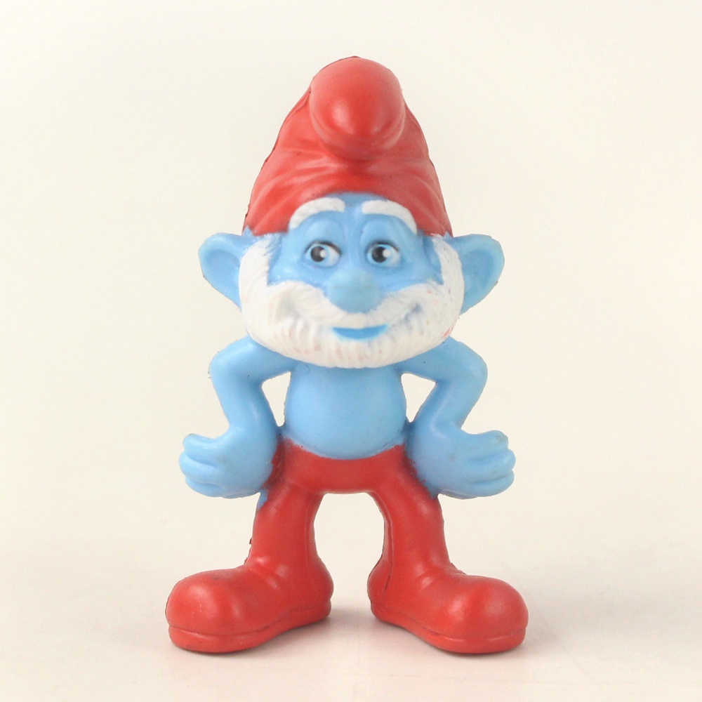 Mô Hình Nhân Vật Phim Smurfs Season Clumsy Smurfette Papa Grouchy Brainy Gargamel Schtroumpf Mini Bằng Vinyl Cổ Điển Làm Quà Tặng Sinh Nhật Mới Cho Bé