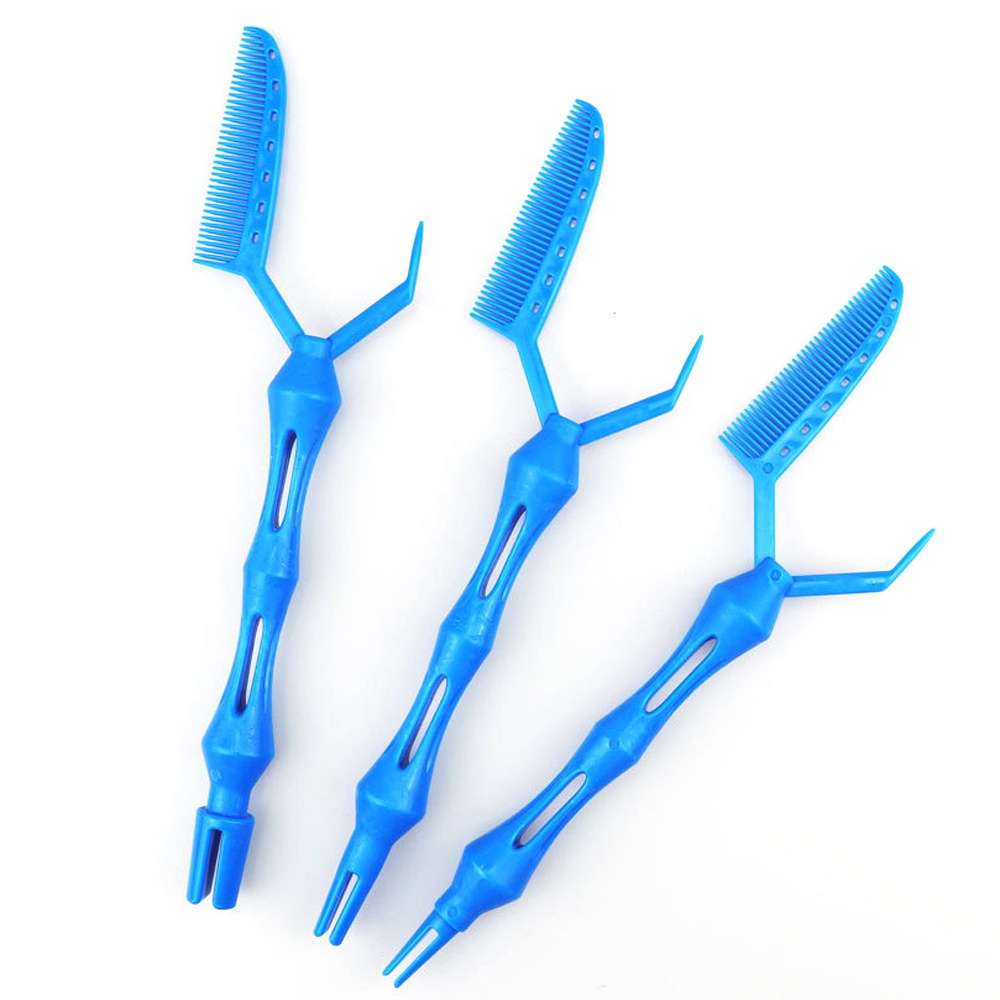 [Hàng mới về] Set 3 lược resin dùng cố định vị trí tóc uốn hỗ trợ nhuộm màu đa năng nhiều màu tùy chọn cho tiệm salon