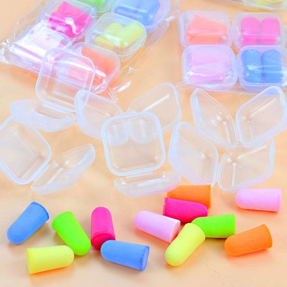 5 Cặp nút bịt tai 2.4*1.2cm chống ồn