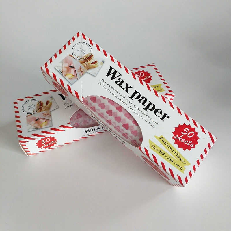 Set 50 giấy gói bánh hamburger chống dầu mỡ tiện lợi