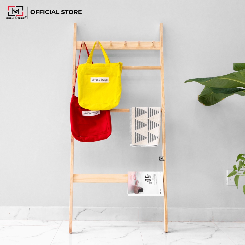 Thang trang trí decor homestay C Towel Ladder - MW FURNITURE - Nội thất căn hộ