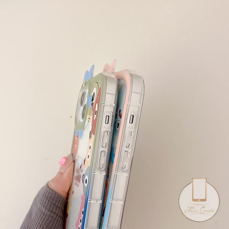 Ốp Điện Thoại Mềm Hình Quái Vật Hoạt Hình 3D Cho Samsung A12 / 04 / 32 / 04E / 52 / 53 / 13 / 03 / 50 / 50S / 04S / 30S / 03S / 22 / 51 / 23 / 52S