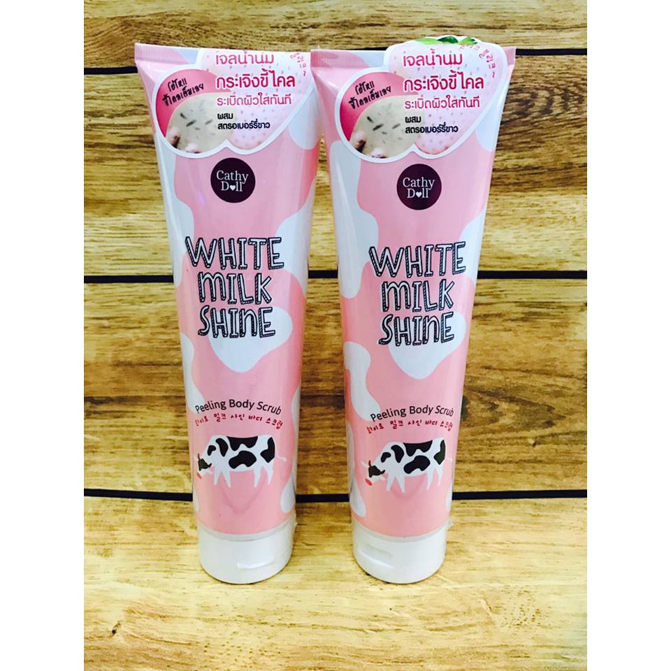 Tẩy tế bào chết Cathy Doll WhiteMilk Sheni Peeling Body Scrub Thái Lan 320g | BigBuy360 - bigbuy360.vn