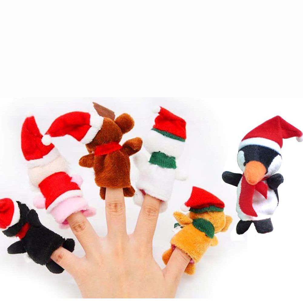 Muvako Đồ Chơi Con Rối Đeo Ngón Tay Nhồi Bông Hình Nhân Vật Hoạt Hình Câu Chuyện Trái Cây Mini Dành Cho Gia Đ