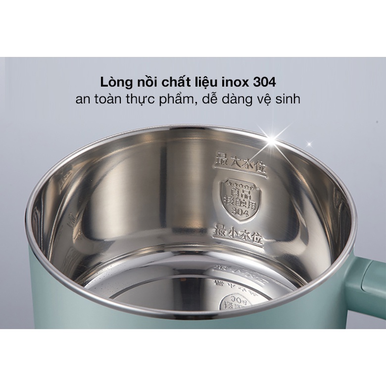 Nồi nấu hấp đa năng mini Bear DRG-D12M5 dung tích 1,2L