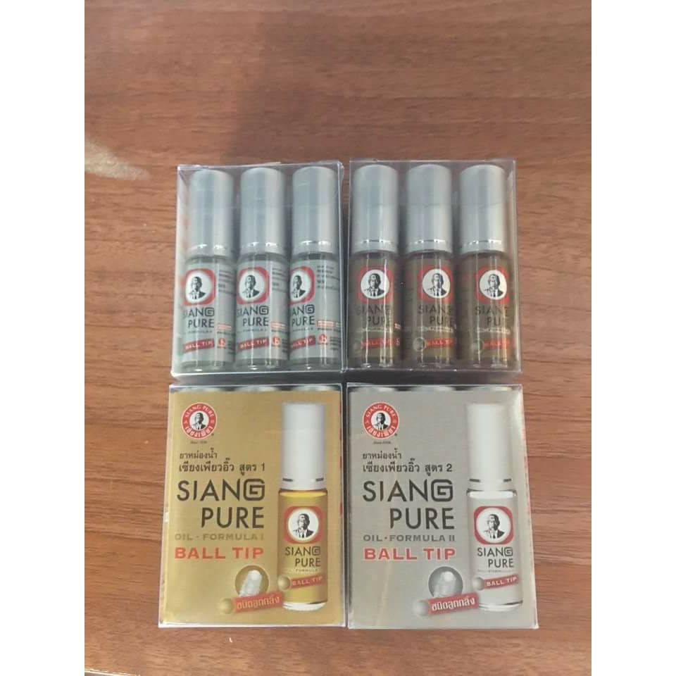 Dầu lăn Siang Pure Oil Ball Tip Thái Lan 3cc