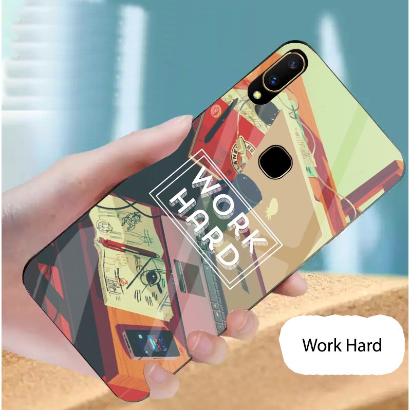 Ôp lưng ép kính Vivo V11i in hình nhiều mẫu đẹp