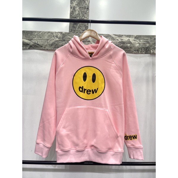 Áo Hoodie Drew House Mặt Cười Vải Nỉ Bông Cotton 100%