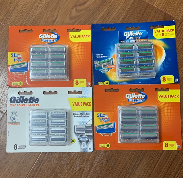 Hộp đầu cạo dao cạo râu 5 lưỡi gillette fusion/ proglide/proshield